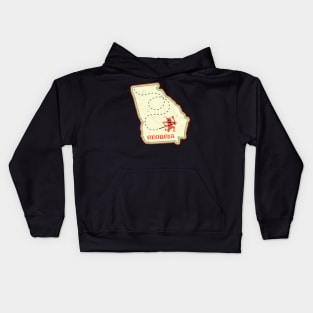 The Devil Went Down To Georgia: Country Music-Inspired Design Kids Hoodie